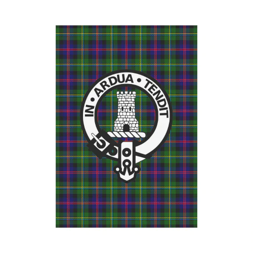 Clan Malcolm II Tartan Crest Garden Flag NM37 Clan Malcolm Tartan Today   