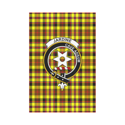 Clan Jardine Tartan Crest Garden Flag GT24 Clan Jardine Tartan Today   