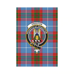 Clan Preston Tartan Crest Garden Flag RM14 Clan Preston Tartan Today   