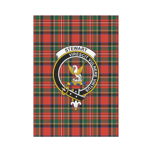Clan Stewart Tartan Crest Garden Flag ML12 Clan Stewart Tartan Today   