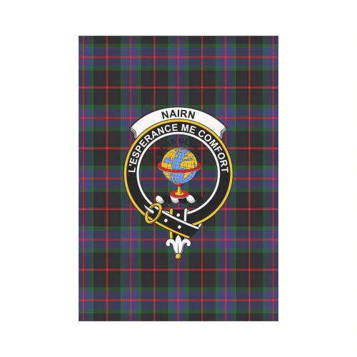 Clan Nairn Tartan Crest Garden Flag BY28 Clan Nairn Tartan Today   
