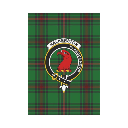 Clan Halkerston Tartan Crest Garden Flag WW73 Clan Halkerston Tartan Today   