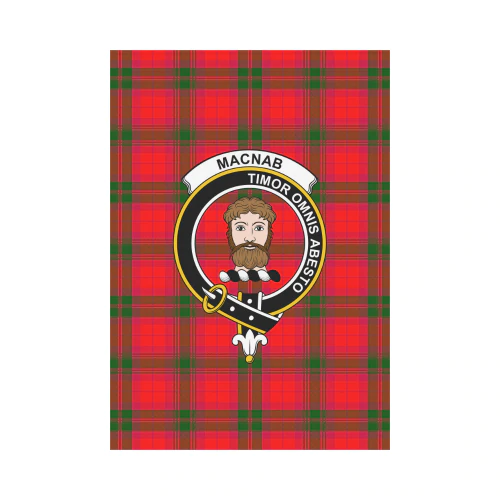Clan MacNab Modern Tartan Crest Garden Flag JY33 Clan MacNab Tartan Today   