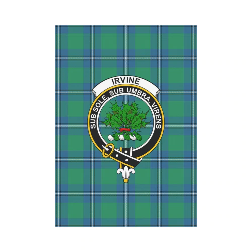 Clan Irvine Ancient Tartan Crest Garden Flag PV93 Clan Irvine Tartan Today   