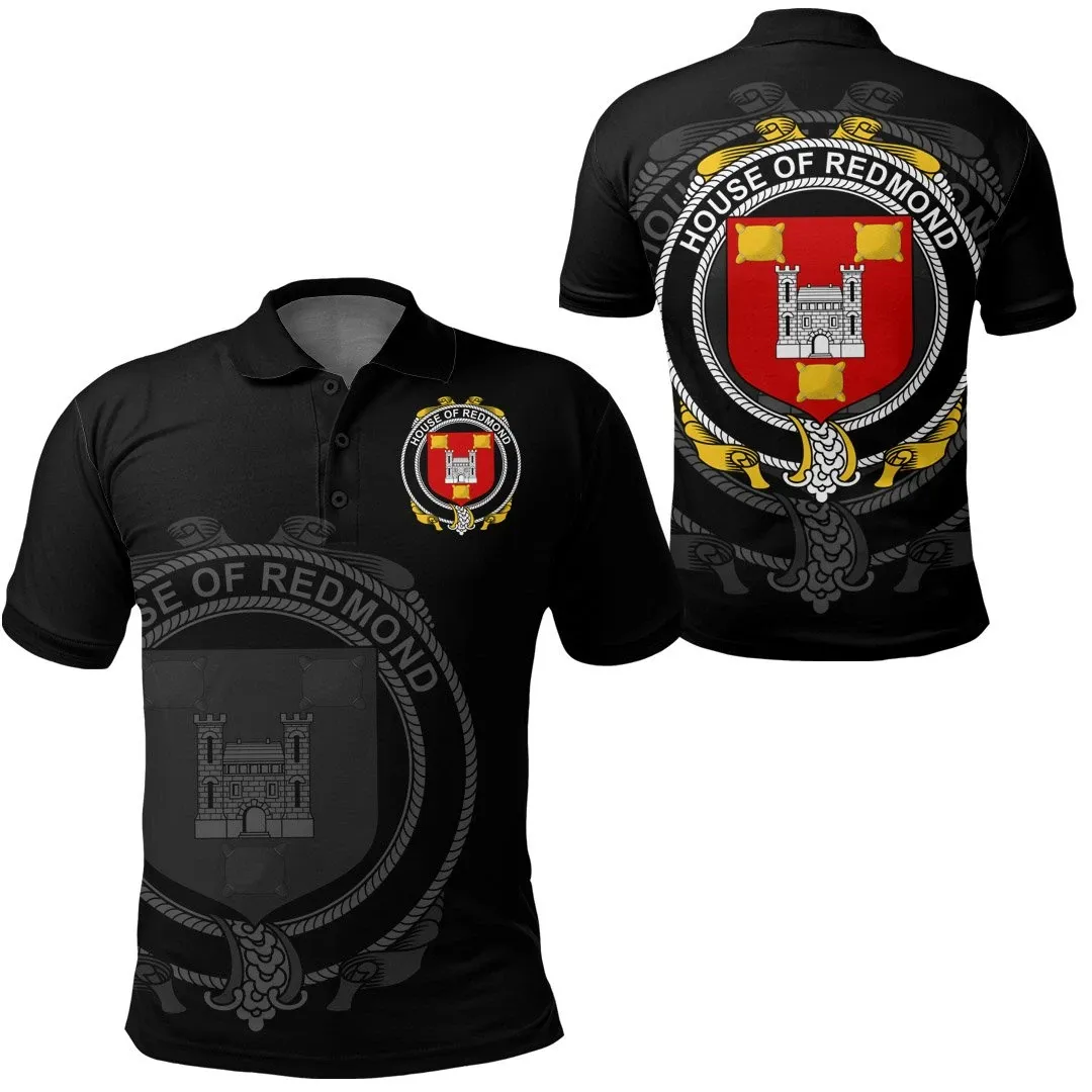 Clan Redmond Clan Polo Shirt YB25 Redmond Tartan Tartan Polo   