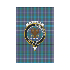 Clan Sandilands Tartan Crest Garden Flag MN66 Clan Sandilands Tartan Today   