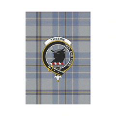 Clan Tweedie Tartan Crest Garden Flag FM14 Clan Tweedie Tartan Today   