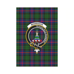 Clan Morrison Modern Tartan Crest Garden Flag JG54 Clan Morrison Tartan Today   