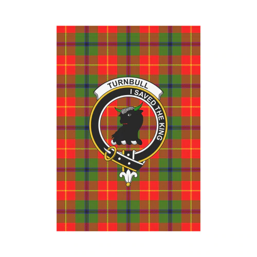 Clan Turnbull Tartan Crest Garden Flag BL50 Clan Turnbull Tartan Today   