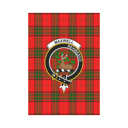 Clan Maxwell Modern Tartan Crest Garden Flag NC29 Clan Maxwell Tartan Today   