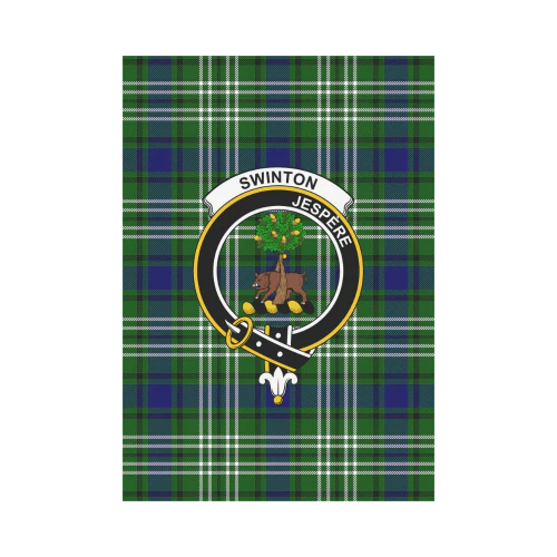 Clan Swinton Tartan Crest Garden Flag WF42 Clan Swinton Tartan Today   