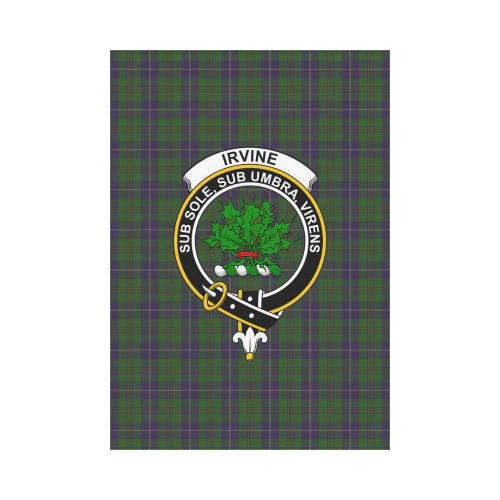 Clan Irvine Of Bonshaw Tartan Crest Garden Flag QR26 Clan Shaw Tartan Today   