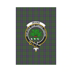 Clan Irvine Of Bonshaw Tartan Crest Garden Flag QR26 Clan Shaw Tartan Today   