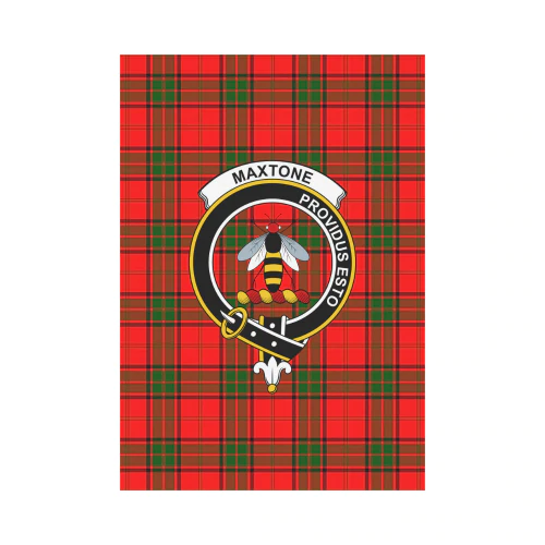 Clan Maxtone Tartan Crest Garden Flag VZ57 Clan Maxtone Tartan Today   