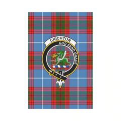 Clan Crichton District Tartan Crest Garden Flag LO35 Clan Crichton Tartan Today   