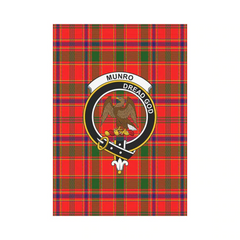 Clan Munro Modern Tartan Crest Garden Flag ZU25 Clan Munro Tartan Today   
