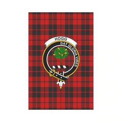 Clan Hog Tartan Crest Garden Flag WA73 Clan Garden Tartan Today   
