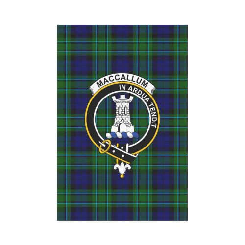 Clan MacCallum Modern Tartan Crest Garden Flag SZ82 Clan MacCallum Tartan Today   