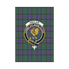 Clan Sinclair Hunting Modern Tartan Crest Garden Flag GW77 Clan Sinclair Tartan Today   