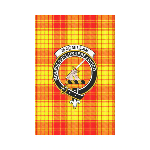 Clan MacMillan Tartan Crest Garden Flag PX79 Clan MacMillan Tartan Today   