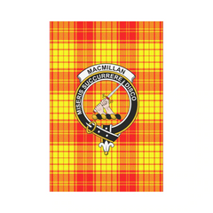 Clan MacMillan Tartan Crest Garden Flag PX79 Clan MacMillan Tartan Today   