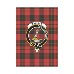 Clan Wallace Weathered Tartan Crest Garden Flag EJ14 Clan Wallace Tartan Today   