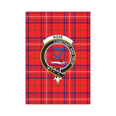 Clan Rose Tartan Crest Garden Flag GE91 Clan Rose Tartan Today   