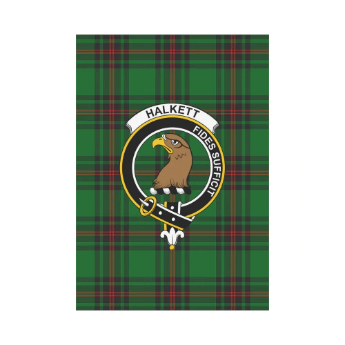 Clan Halkett Glen Tartan Crest Garden Flag EJ80 Clan Halkett Tartan Today   