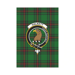Clan Halkett Glen Tartan Crest Garden Flag EJ80 Clan Halkett Tartan Today   