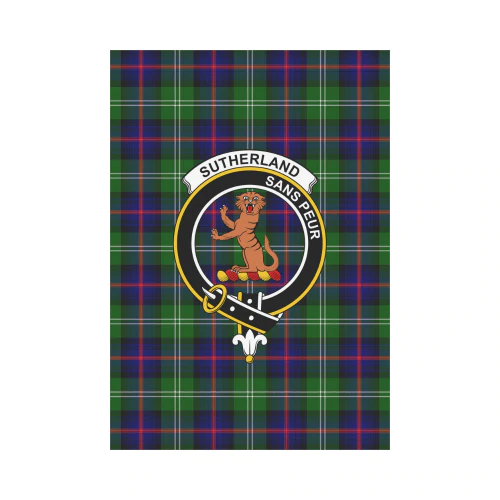 Clan Sutherland I Tartan Crest Garden Flag UQ22 Clan Sutherland Tartan Today   