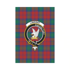 Clan Lindsay Modern Tartan Crest Garden Flag NO40 Clan Lindsay Tartan Today   