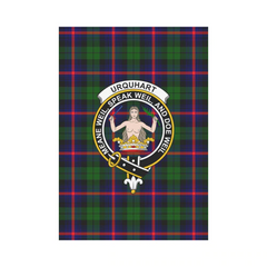 Clan Urquhart Modern Tartan Crest Garden Flag XQ23 Clan Urquhart Tartan Today   