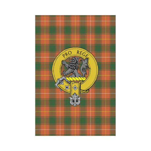 Clan MacPhee Ancient Tartan Crest Garden Flag HR60 Clan MacPhee_MacFie Tartan Today   