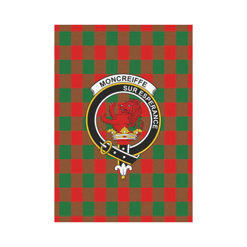 Clan Moncrieffe Tartan Crest Garden Flag MD13 Clan Moncreiffe Tartan Today   