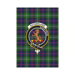 Clan Sutherland II Tartan Crest Garden Flag CT70 Clan Sutherland Tartan Today   