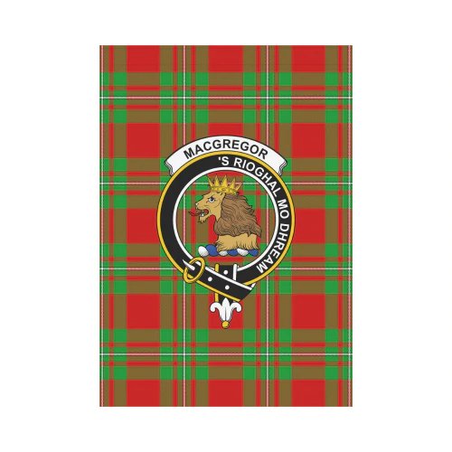 Clan MacGregor Modern Tartan Crest Garden Flag OI60 Clan MacGregor Tartan Today   