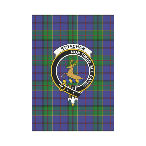 Clan Strachan Tartan Crest Garden Flag XD12 Clan Strachan Tartan Today   
