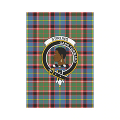 Clan Stirling (Of Keir) Tartan Crest Garden Flag FH13 Clan Stirling Tartan Today   