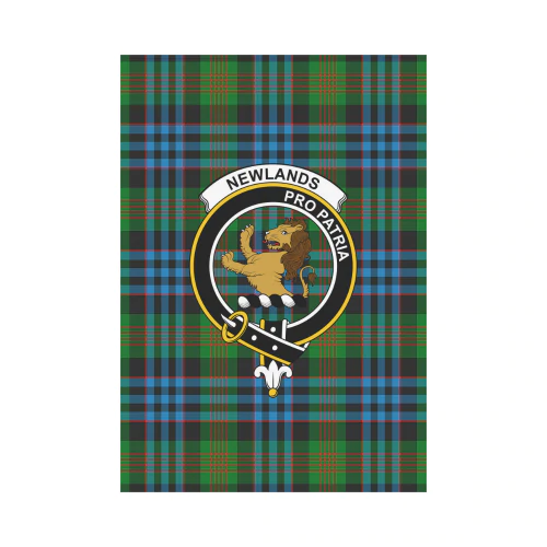 Clan Newlands Tartan Crest Garden Flag SD38 Clan Newlands Tartan Today   