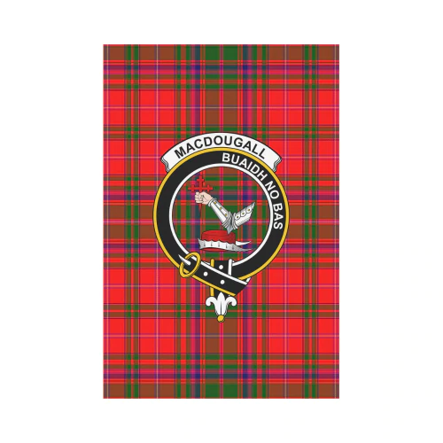 Clan MacDougall Tartan Crest Garden Flag YN40 Clan MacDougall Tartan Today   