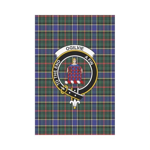 Clan Ogilvie Hunting Modern Tartan Crest Garden Flag GG92 Clan Ogilvie Tartan Today   