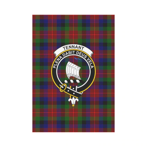 Clan Tennant Tartan Crest Garden Flag PB84 Clan Tennant Tartan Today   