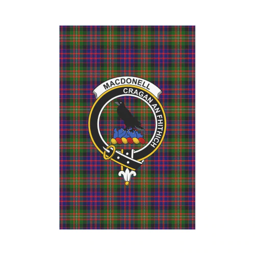 Clan MacDonnell Tartan Crest Garden Flag CI68 Clan Don Tartan Today   