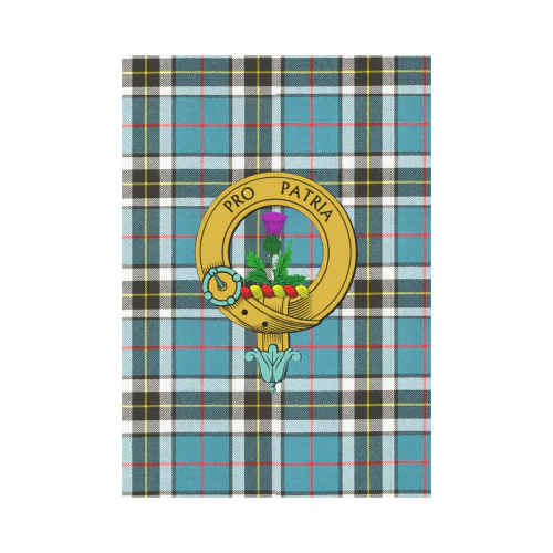 Clan Thomson Tartan Crest Garden Flag YQ68 Clan Thomson Tartan Today   