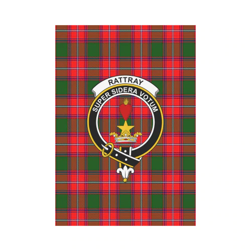 Clan Rattray Modern Tartan Crest Garden Flag KS34 Clan Rattray Tartan Today   