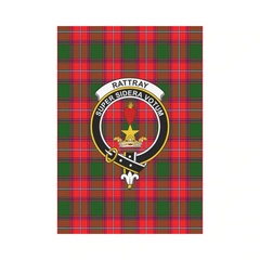Clan Rattray Modern Tartan Crest Garden Flag KS34 Clan Rattray Tartan Today   