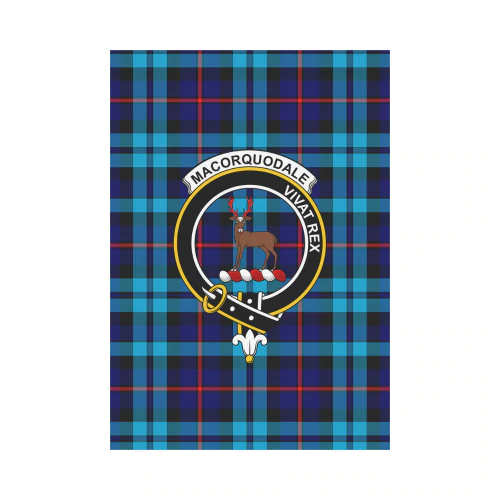 Clan MacCorquodale Tartan Crest Garden Flag BR97 Clan MacCorquodale Tartan Today   