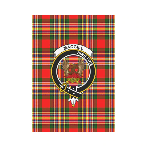 Clan MacGill Modern Tartan Crest Garden Flag GZ90 Clan MacGill Tartan Today   