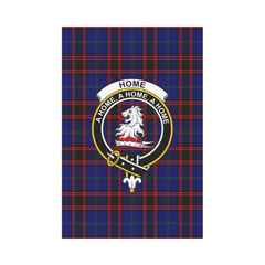 Clan Home Modern Tartan Crest Garden Flag OP71 Clan Home/Hume Tartan Today   