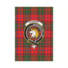 Clan Stewart Of Appin Tartan Crest Garden Flag MS97 Clan Stewart of Appin Tartan Today   